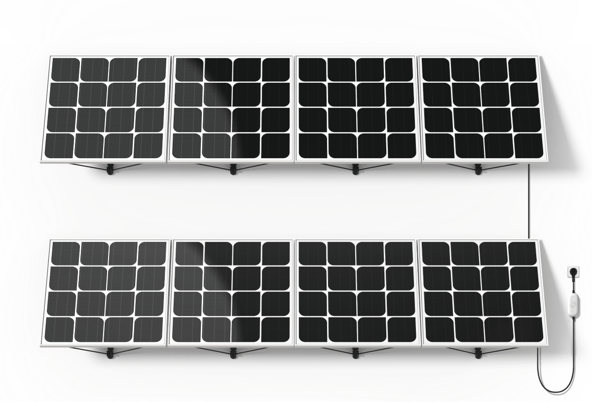 Beem Kit SOLO Panneau solaire 420W Floral Mur