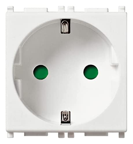 Vimar Plana 14208.FX prise schuko blanc 16A 2 modules