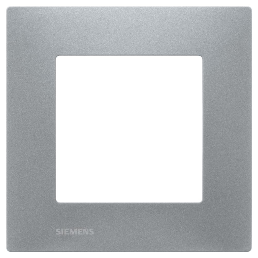 Siemens Delta Viva plaque simple noir 1 poste réversible