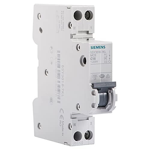 Siemens SENTRON disjoncteur 16A Ph+N courbe C 4,5kA 230V