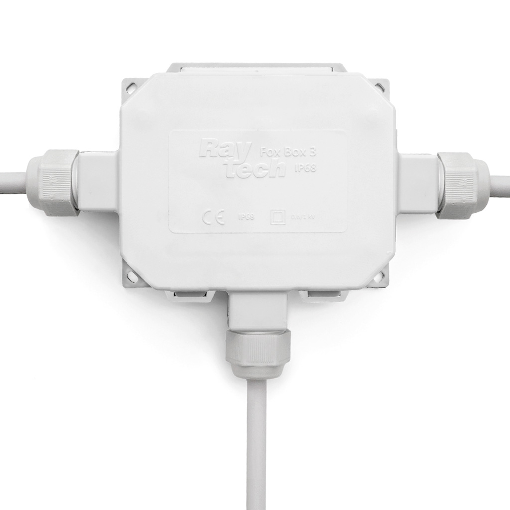 Raytech Fox Box IP68 boîte gel 5 entrées câbles 6-18 mm
