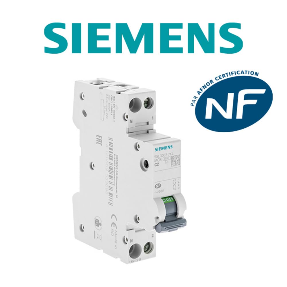 Siemens Sentron disjoncteur Ph+N 2A courbe C 4,5kA