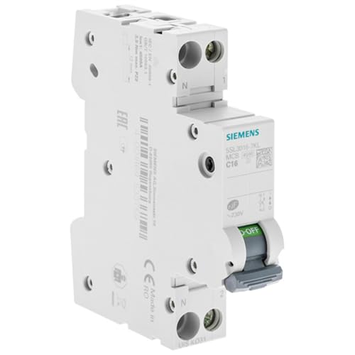 Siemens Sentron Disjoncteur 16A Ph+N courbe C 4,5kA