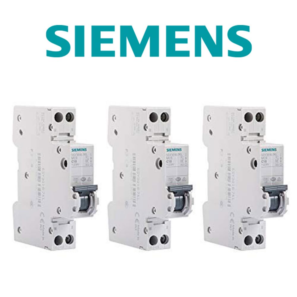 Siemens SENTRON 5SY3010-7KL disjoncteur 10A lot de 3 courbe C