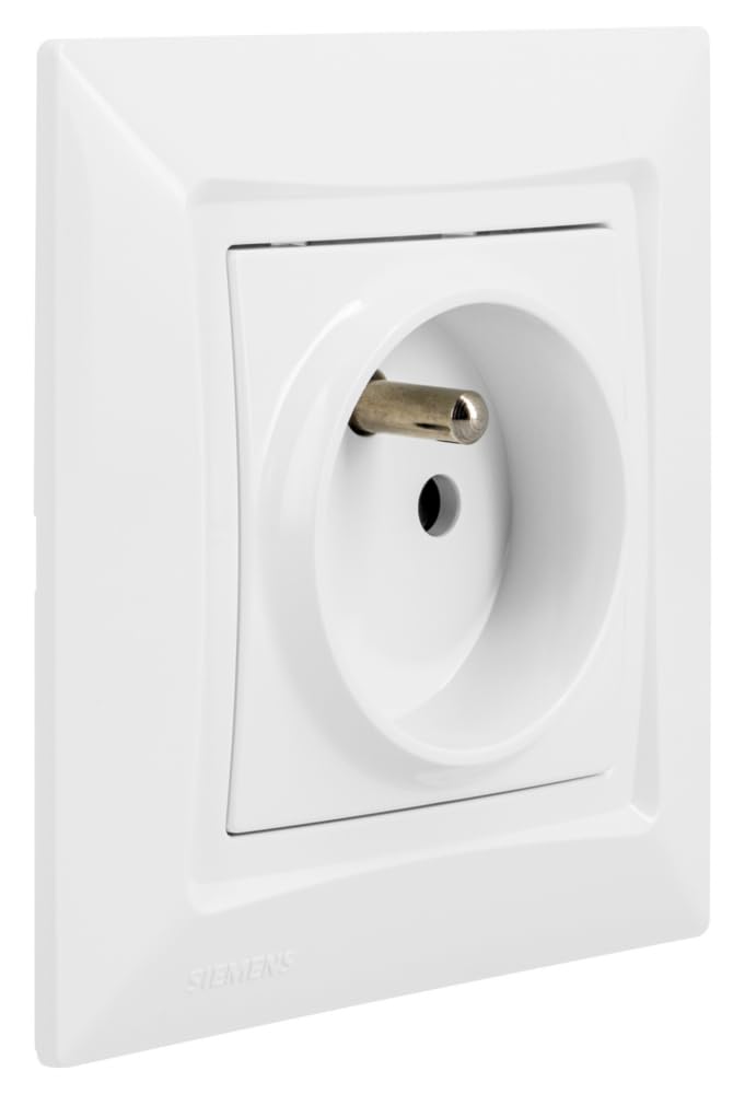 Siemens Delta One Prise 2P+T Blanc 16A Monobloc