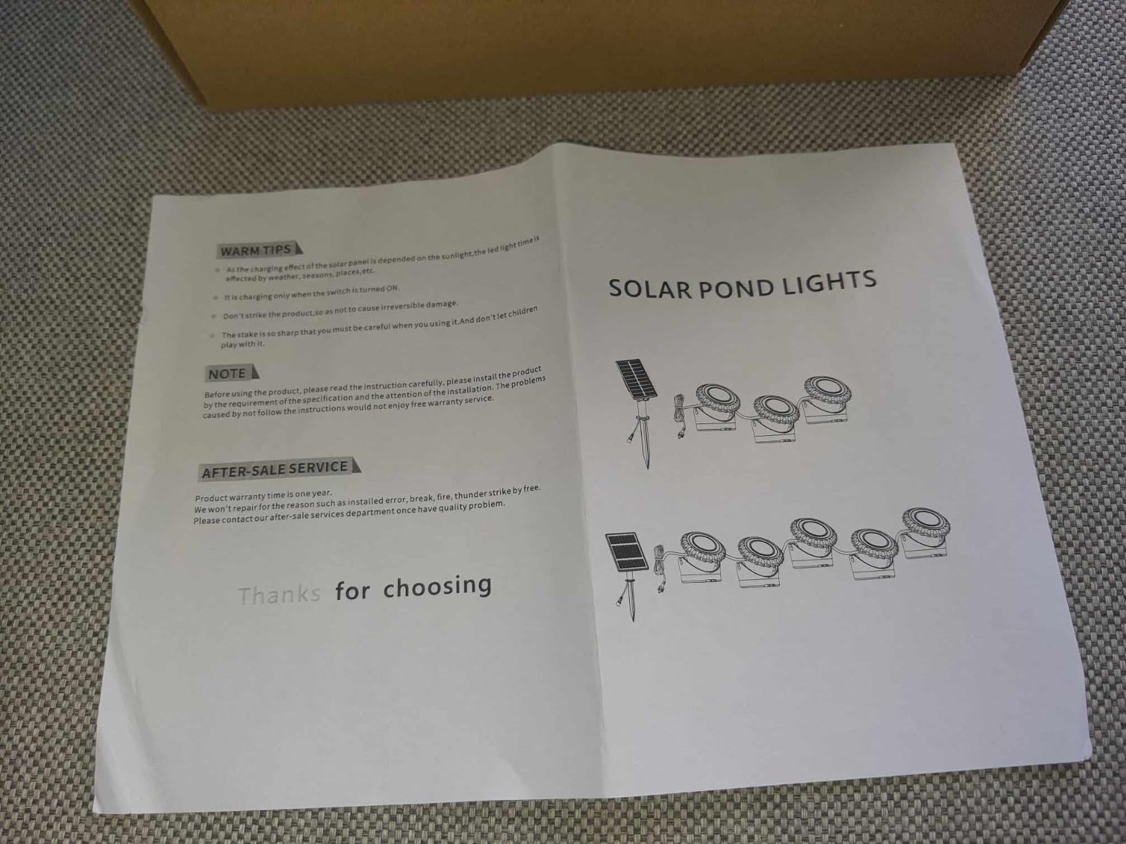 T-Sun Pond Lights spot solaire bassin submersible RGB 5 en 1 x3