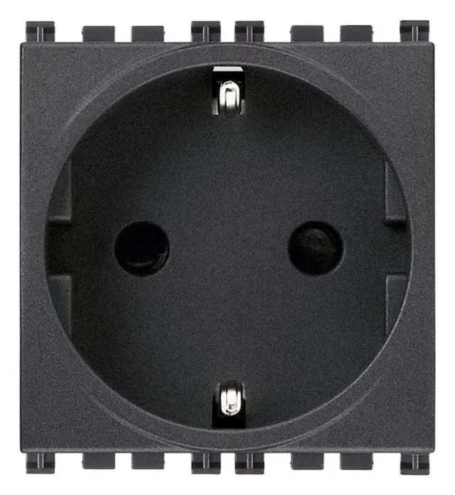 Vimar Arké 19208.FX prise allemande 16 A 2 modules gris
