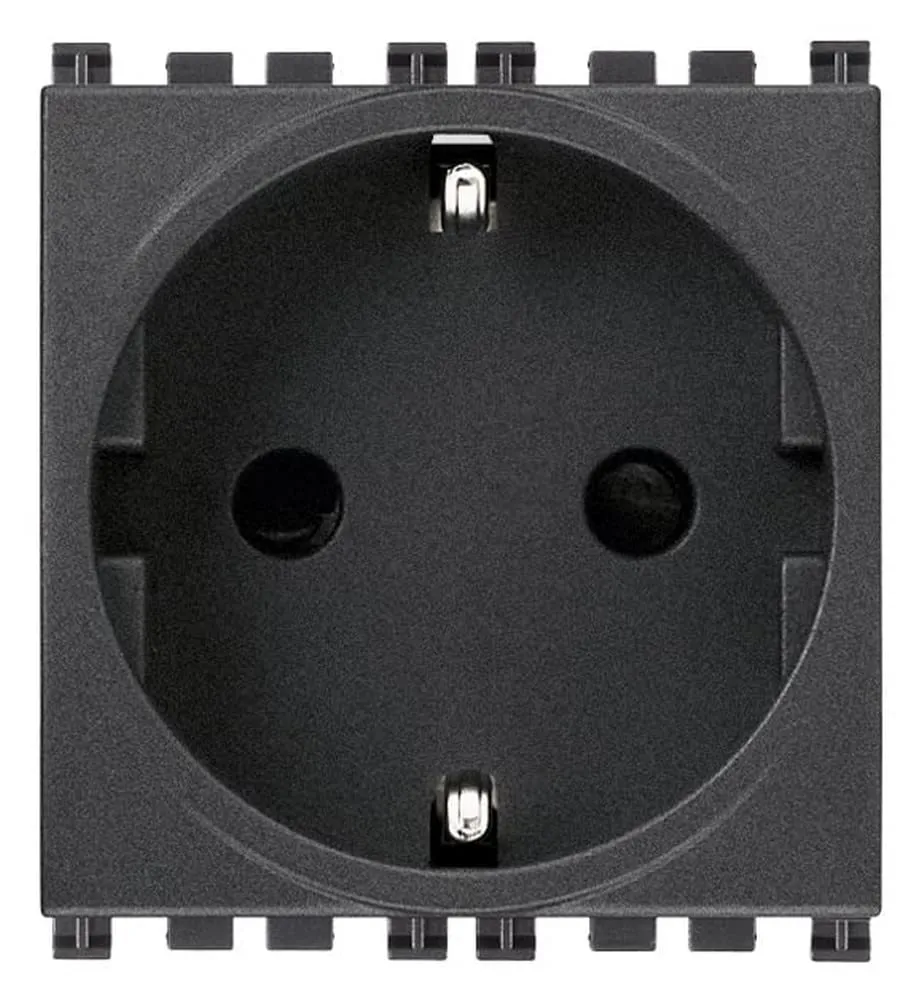 Vimar Arké 19208.FX prise allemande 16 A 2 modules gris