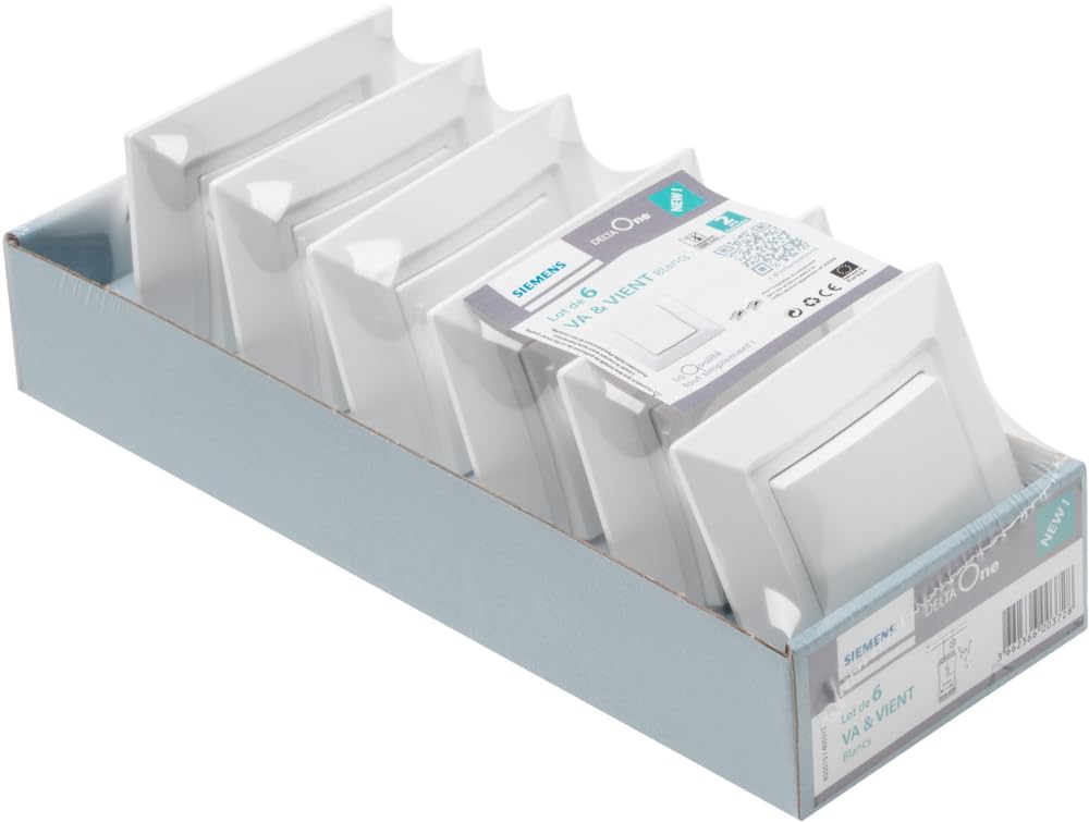 Siemens Delta One va-et-vient blanc lot de 6
