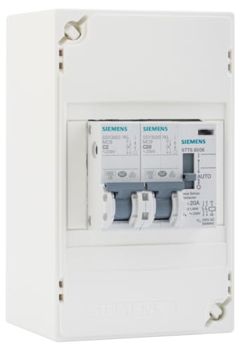 Siemens Tableau chauffe-eau pré-câblé 4 modules jour/nuit