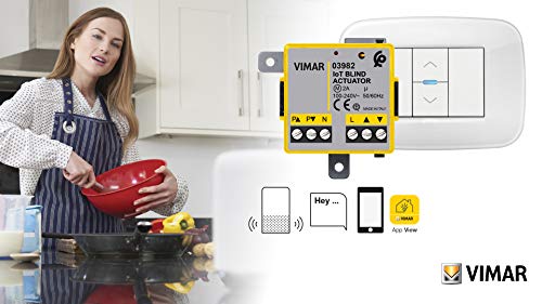 Vimar 03982 actionneur store connecté Wi-Fi Zigbee encastré