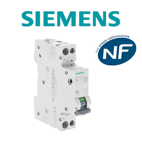 Siemens Sentron disjoncteur 10A Ph+N courbe C 4,5 kA 230V