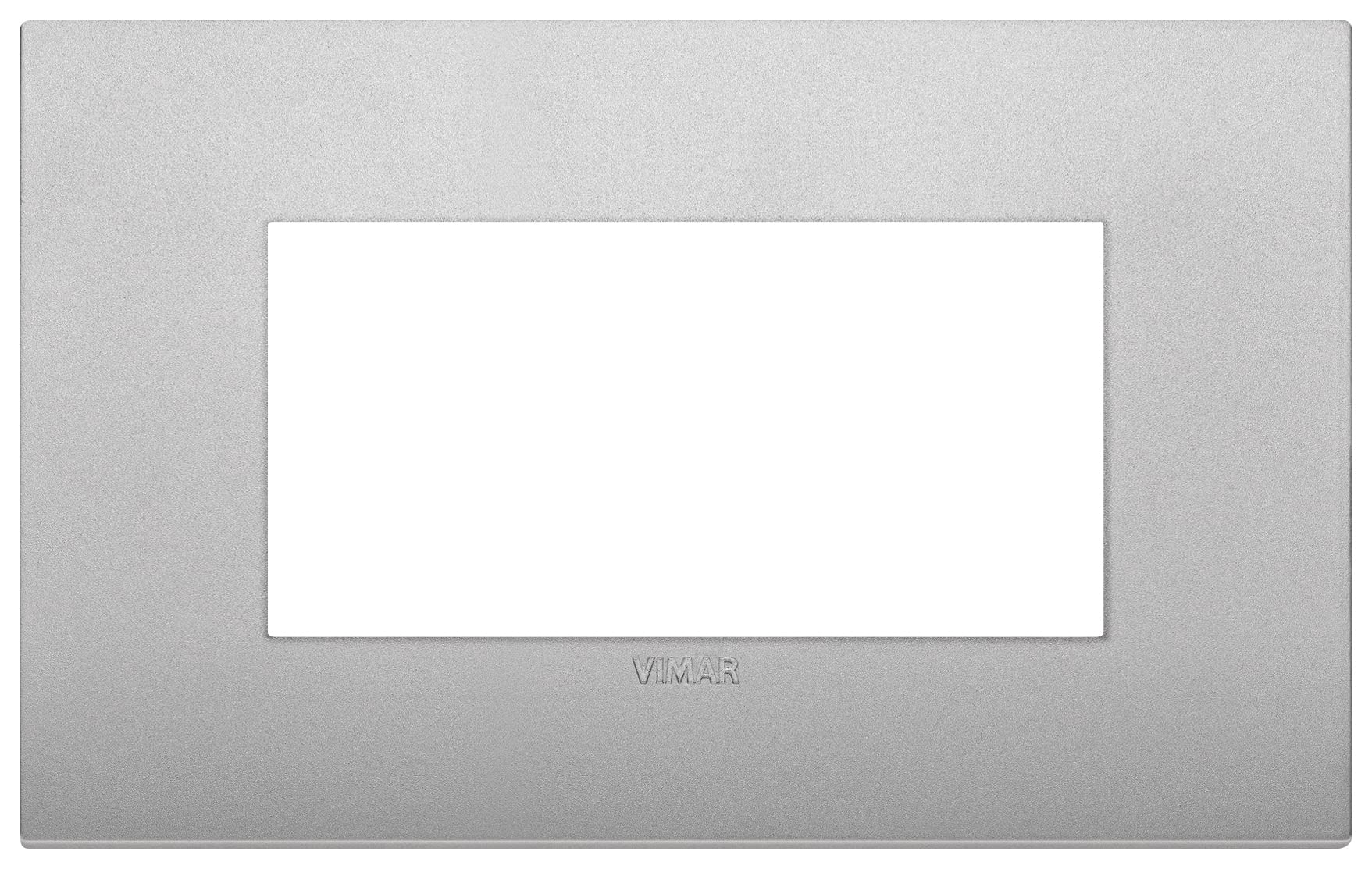 Vimar Arké 19653.16 plaque 3 modules aluminium lave