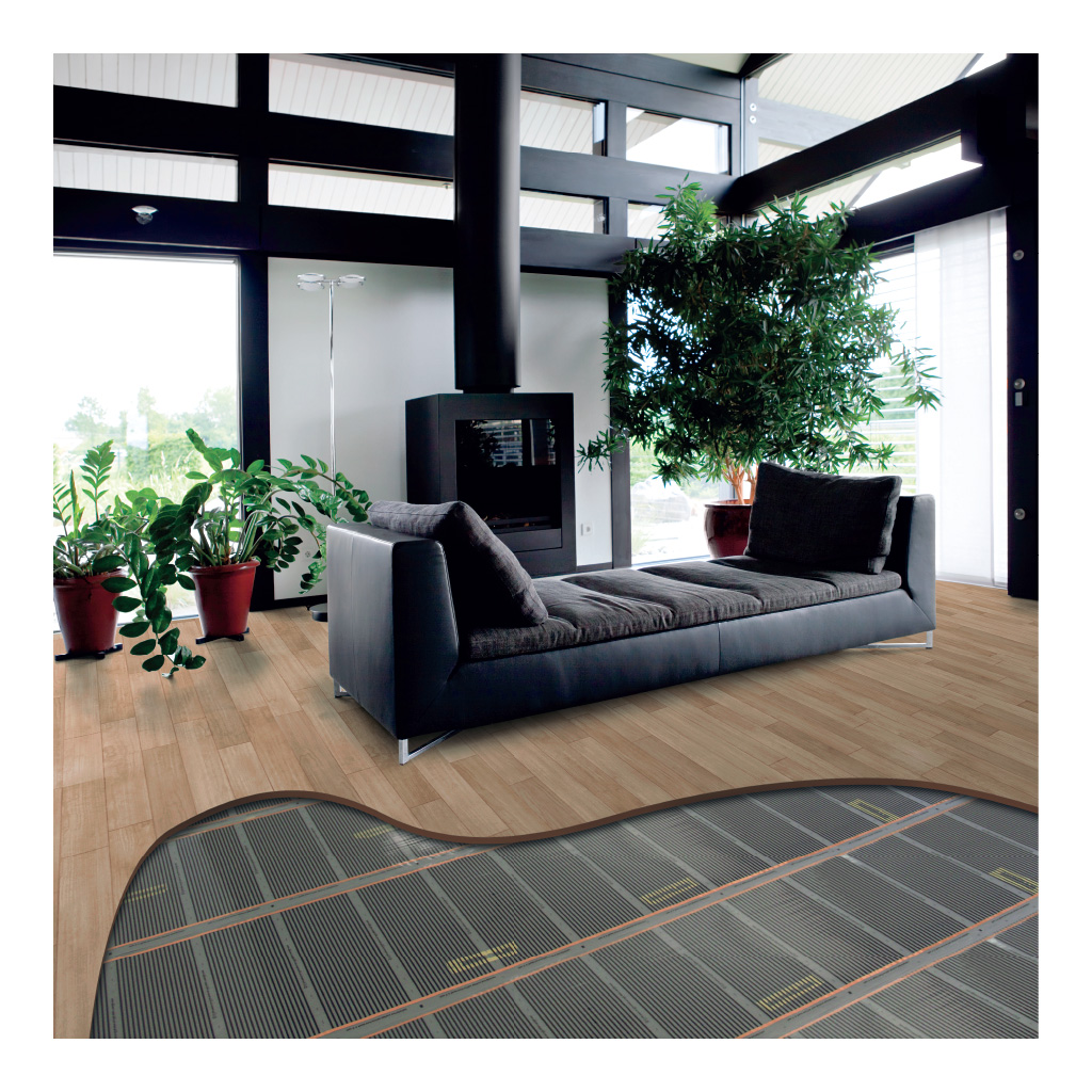 Raytech Comfort Easy Wood film chauffant sol stratifié + thermostat