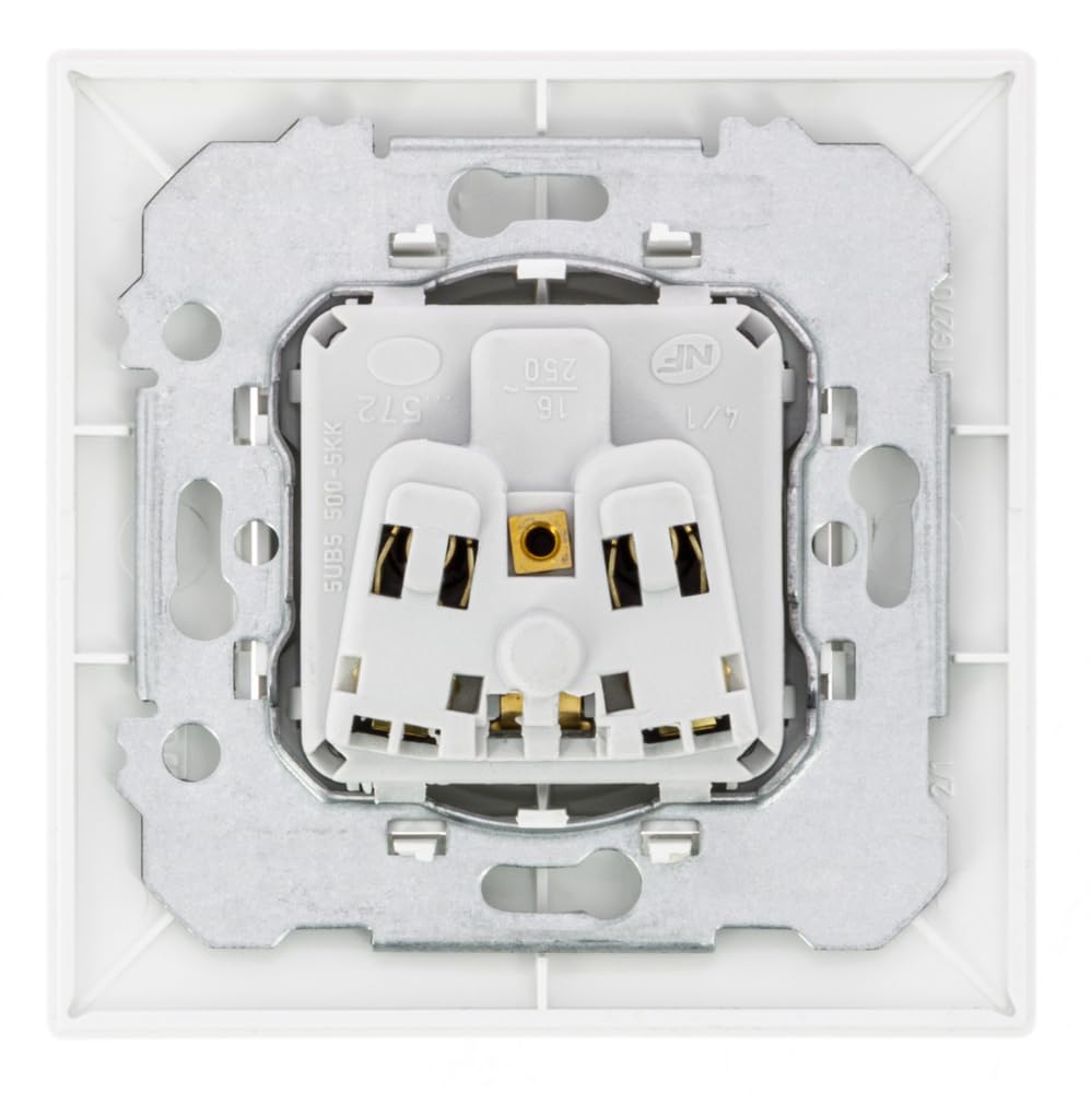 Siemens Delta One Prise 2P+T Blanc 16A Monobloc