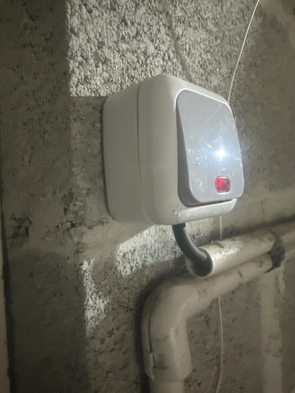 Siemens IP54 interrupteur étanche va-et-vient à voyant gris