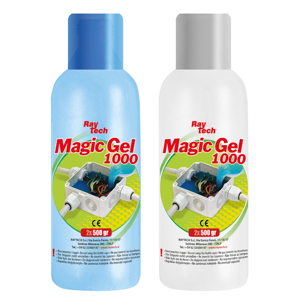 Raytech Magic Gel gel isolant bicomposant IP68 10 min