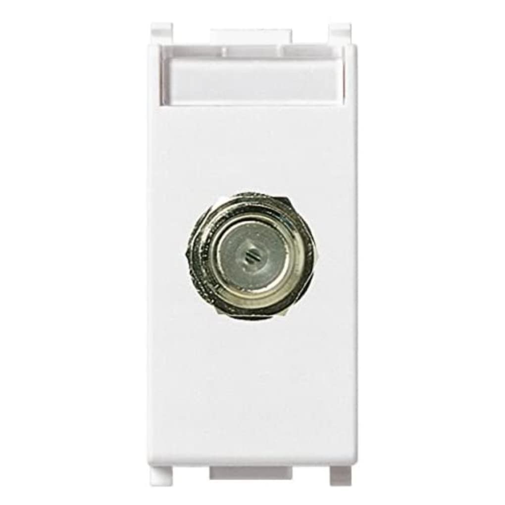 Vimar Plana 14318 prise coaxiale type F 2400 MHz blanc