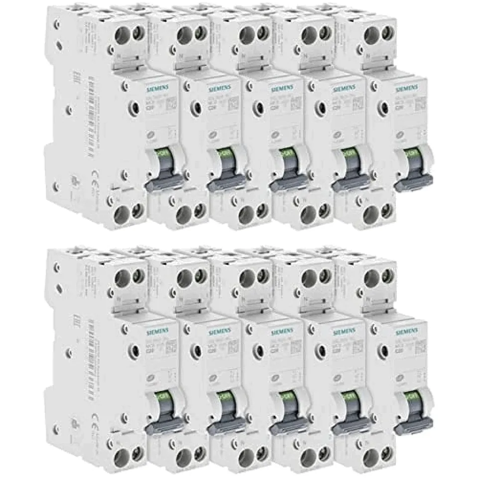 Siemens SENTRON disjoncteur 20A phase neutre lot 10 courbe C