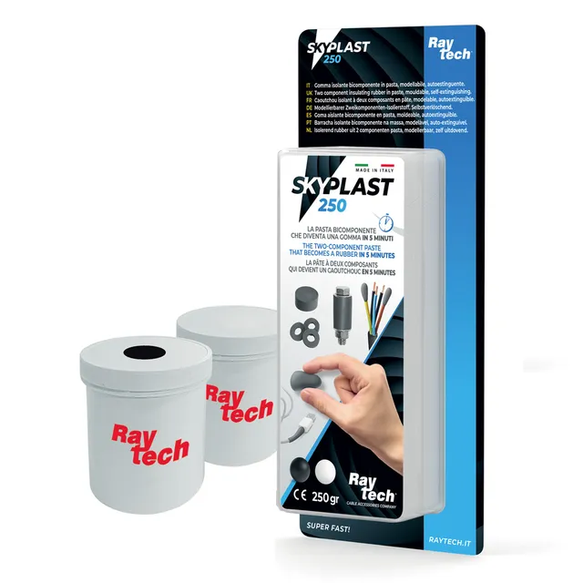 Raytech Fillers Sky Plast pâte isolante bicomposant ignifugée