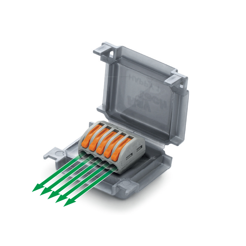 Raytech Happy GelBox boîte de jonction gel IPX8 3 entrées