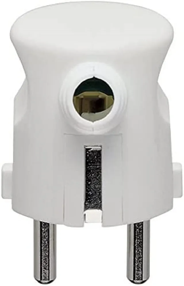 Vimar 00241.B fiche 2P+T 16 A blanc sortie 90°