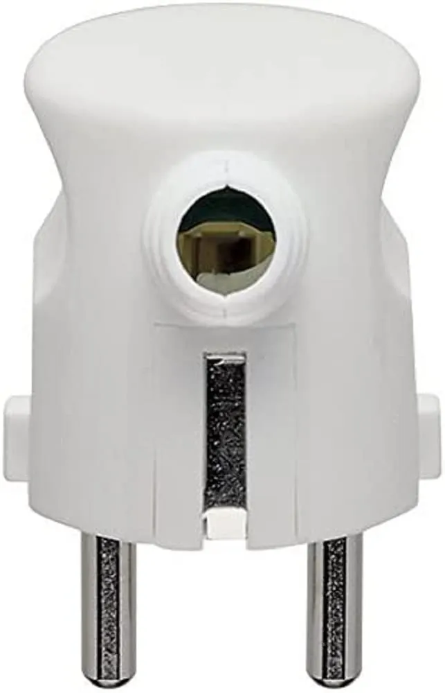 Vimar 00241.B fiche 2P+T 16 A blanc sortie 90°