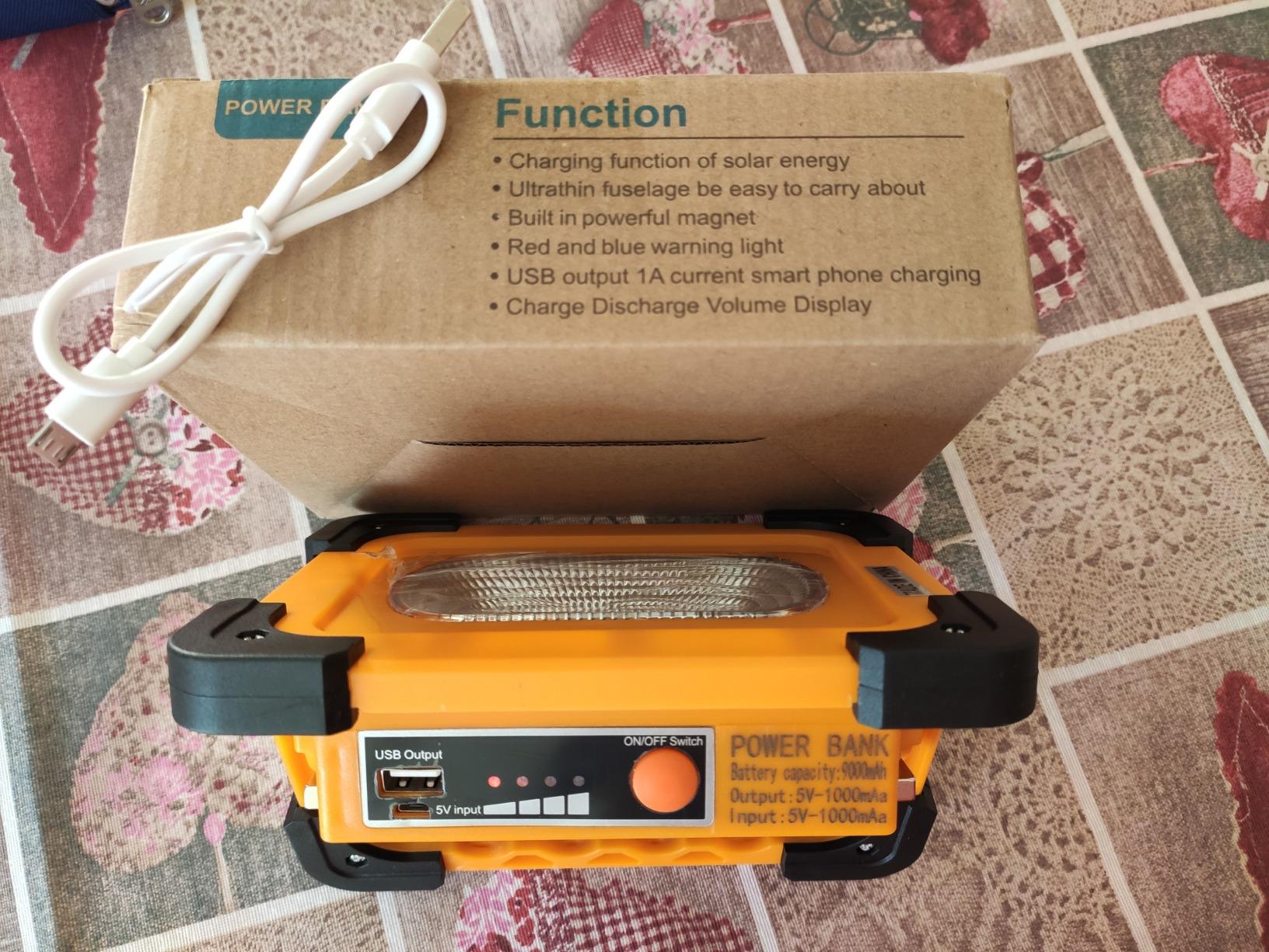 T-Sun Work Lights projecteur LED 60W solaire rechargeable