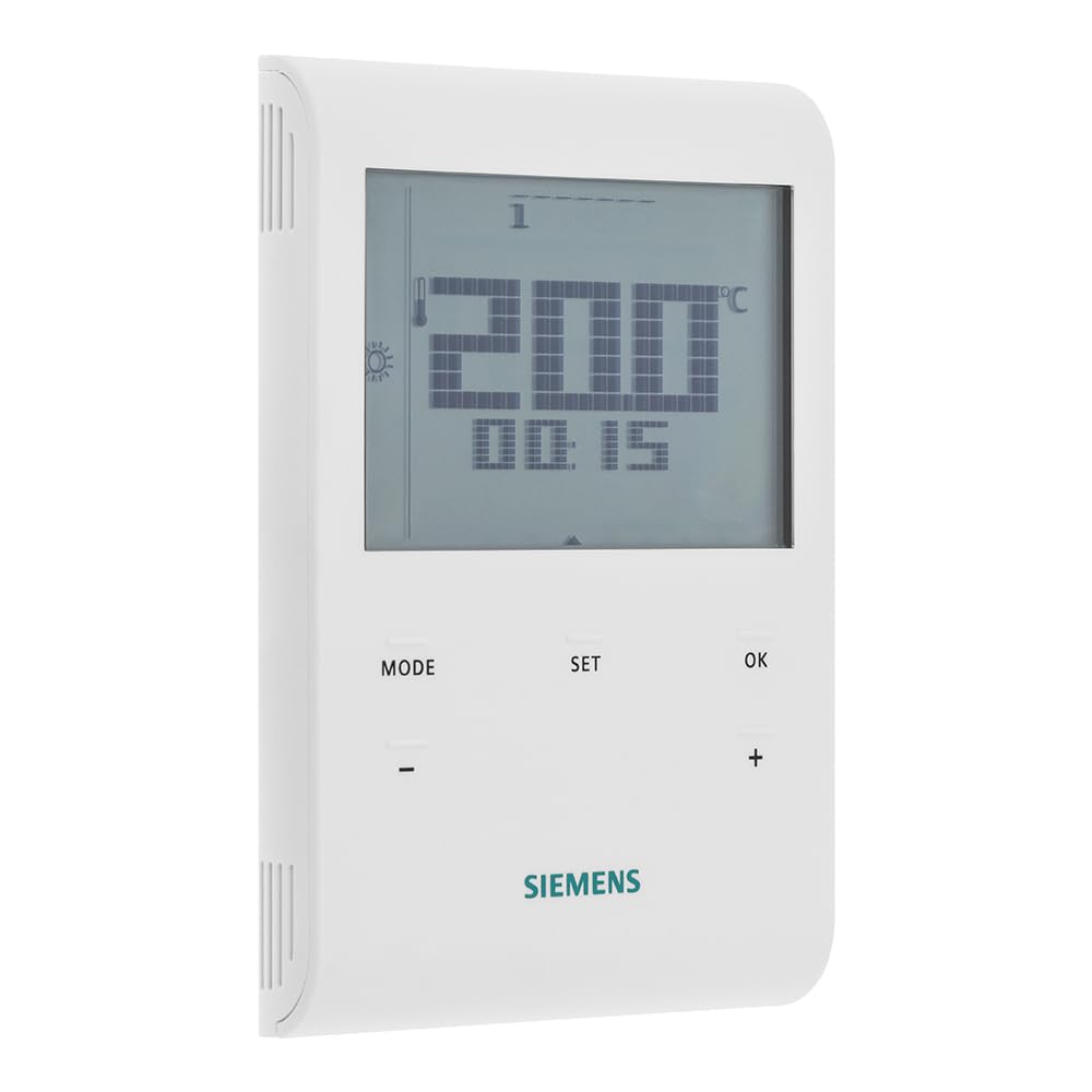 Siemens RDE100 thermostat digital tactile 230V