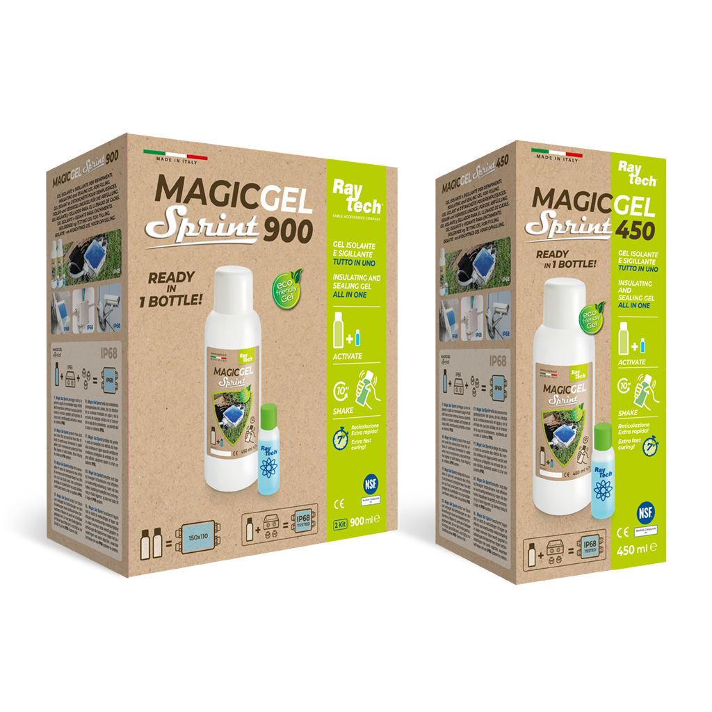 Raytech Magic Gel Sprint gel isolant électrique prise rapide