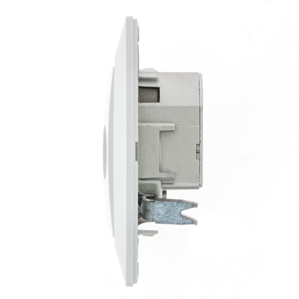 Siemens Delta One prise TV/FM blanche encastrée