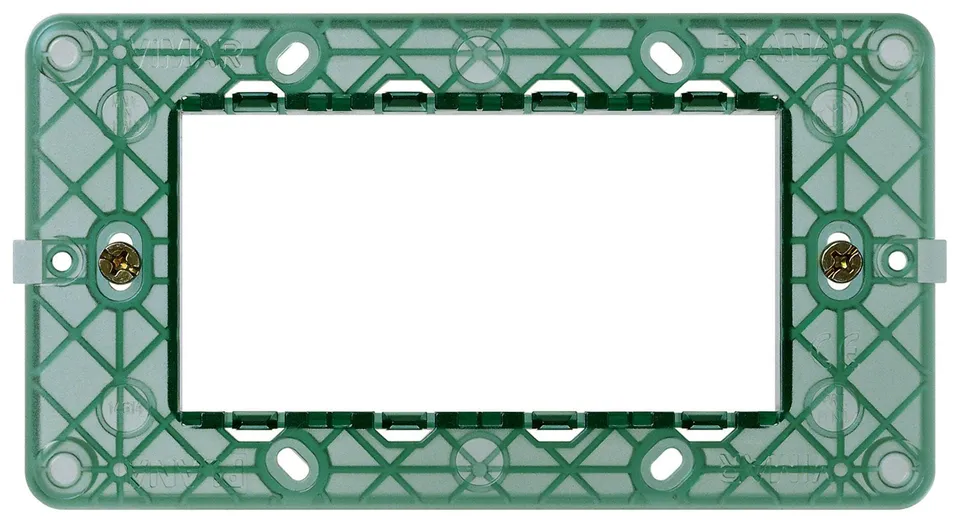 Vimar Plana 14614 support 4 modules avec vis boîtier