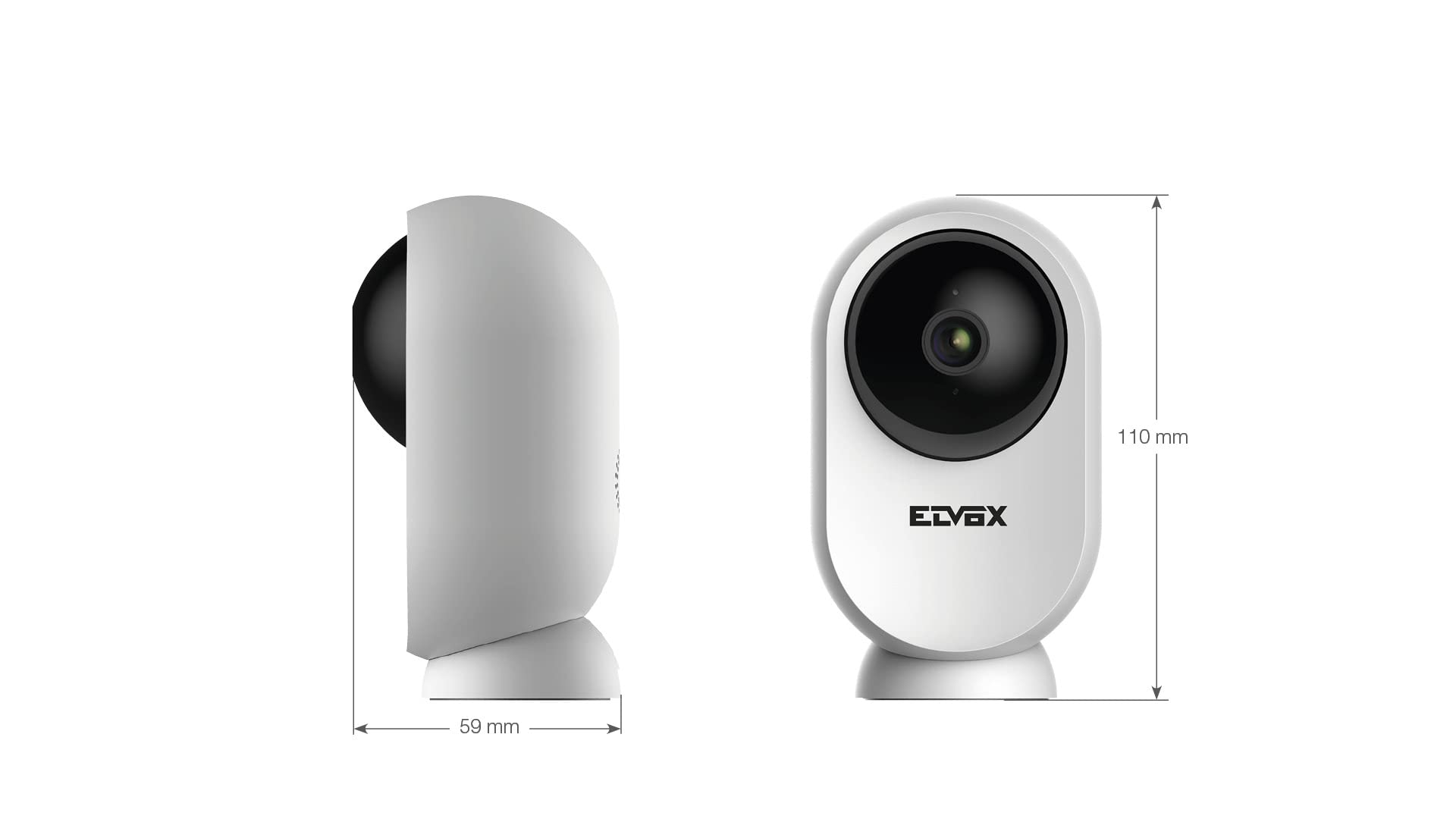 Vimar 46239.036C caméra IP Wi-Fi PT 3 Mpx intérieur