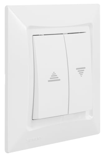 Siemens Delta One interrupteur volet roulant blanc