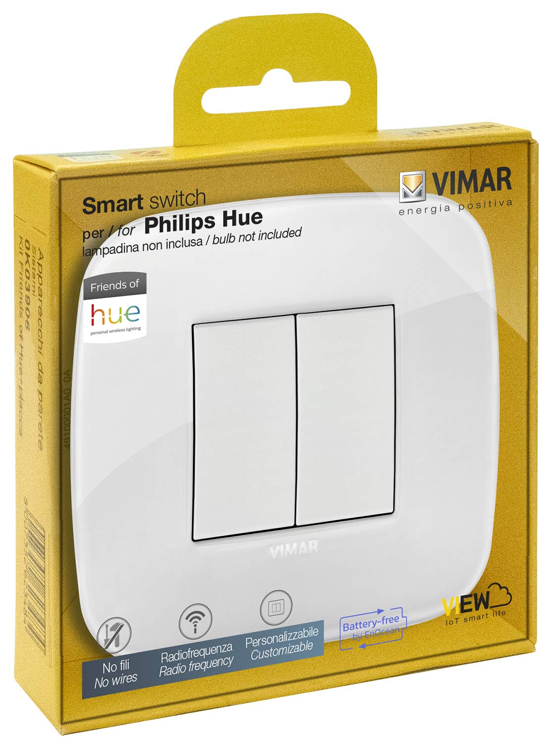 Vimar Arké interrupteur sans fil Hue blanc 0K03906.06