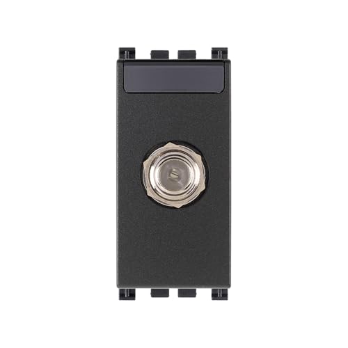 Vimar Arké 19318 prise coaxiale type F gris 1 module