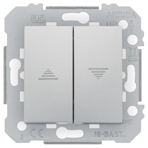 Siemens Delta Viva interrupteur volet roulant silver