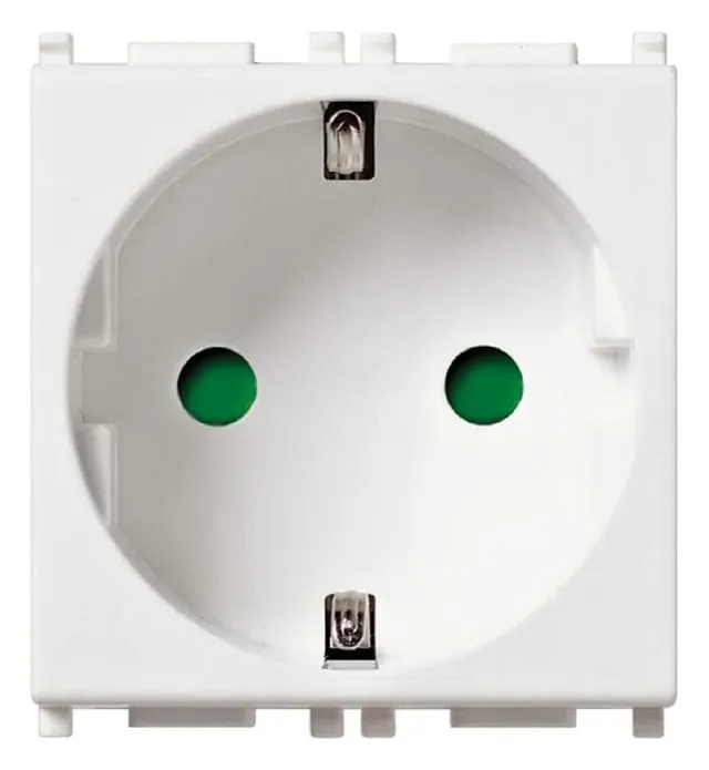 Vimar Plana 14208.FX prise schuko blanc 16A 2 modules