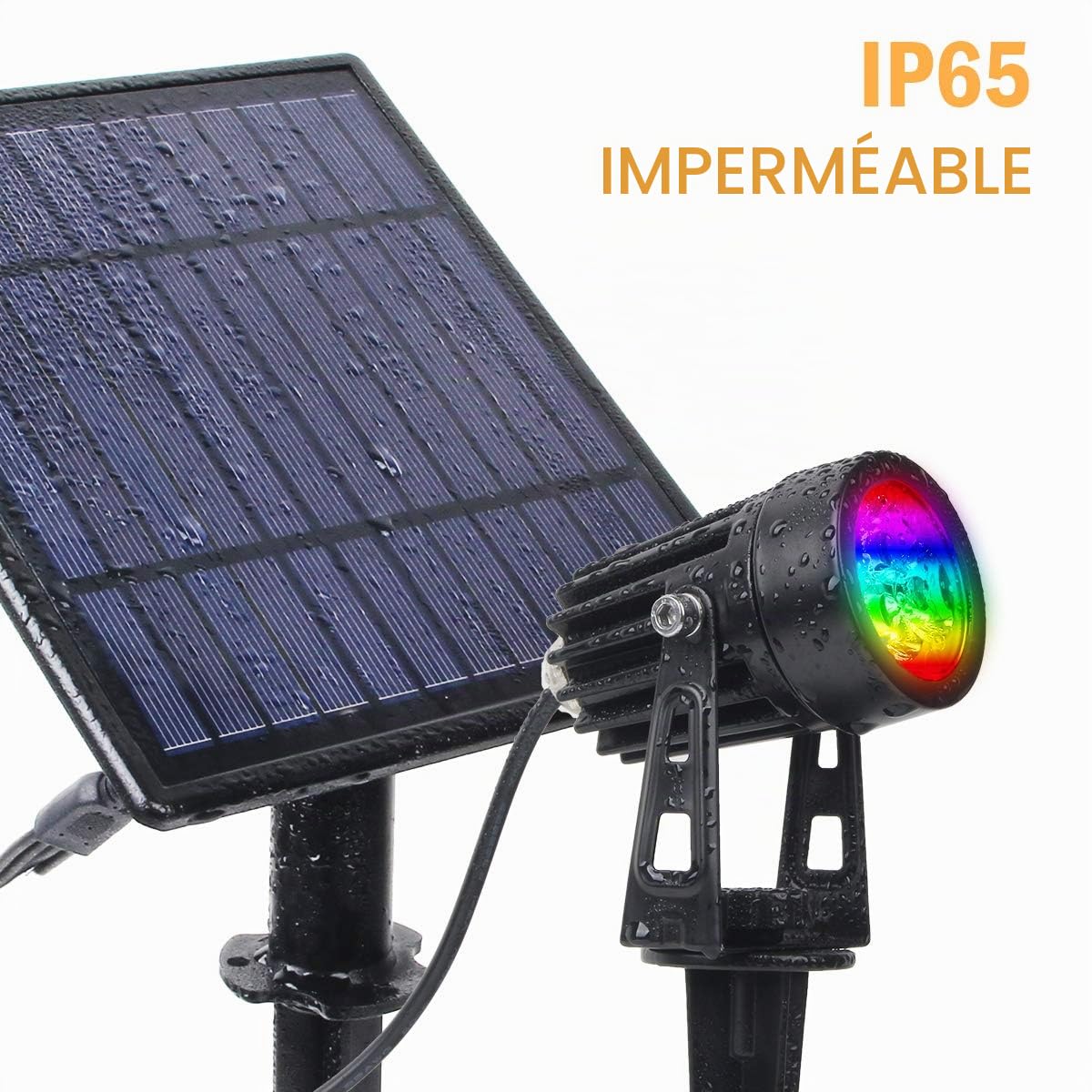 T-Sun Spot Lights spot solaire multicolore IP65