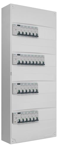 Siemens tableau électrique 4 rangées pré-équipé 63A 22 disjoncteurs
