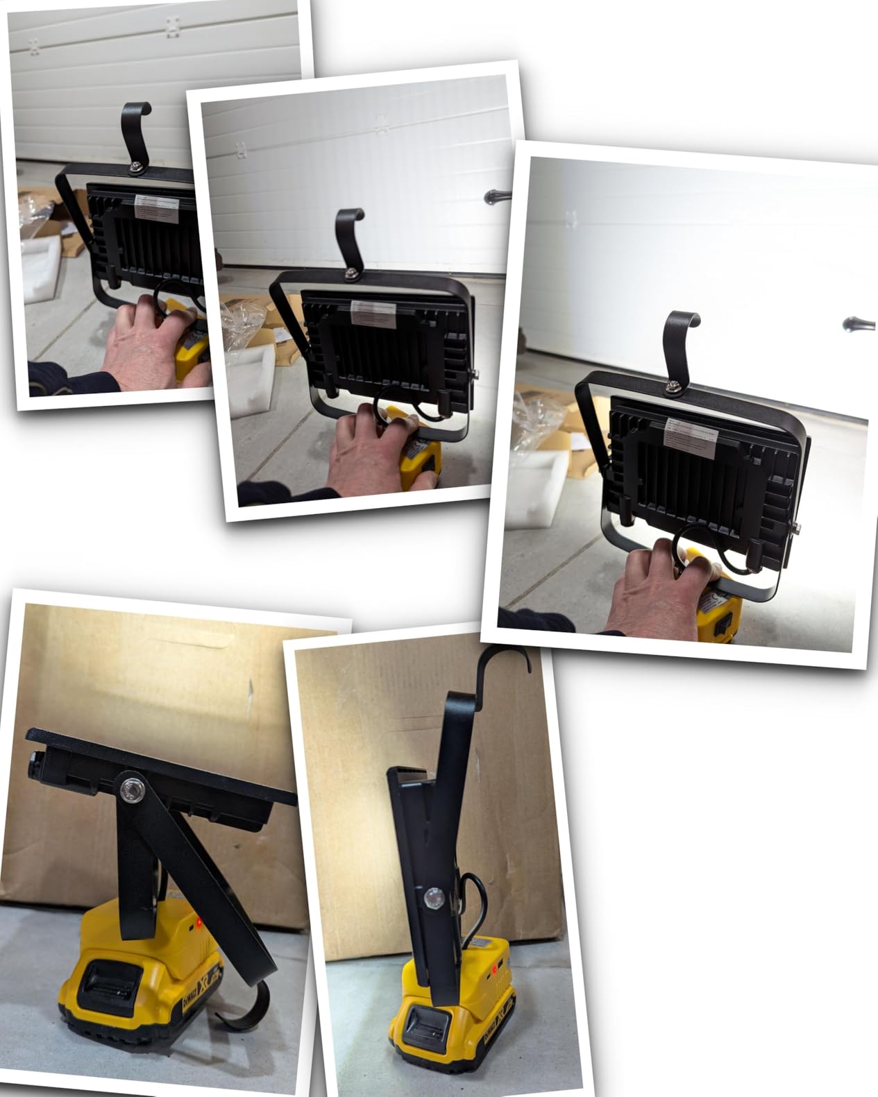 T-Sun Work Lights projecteur LED 100W Makita 18V