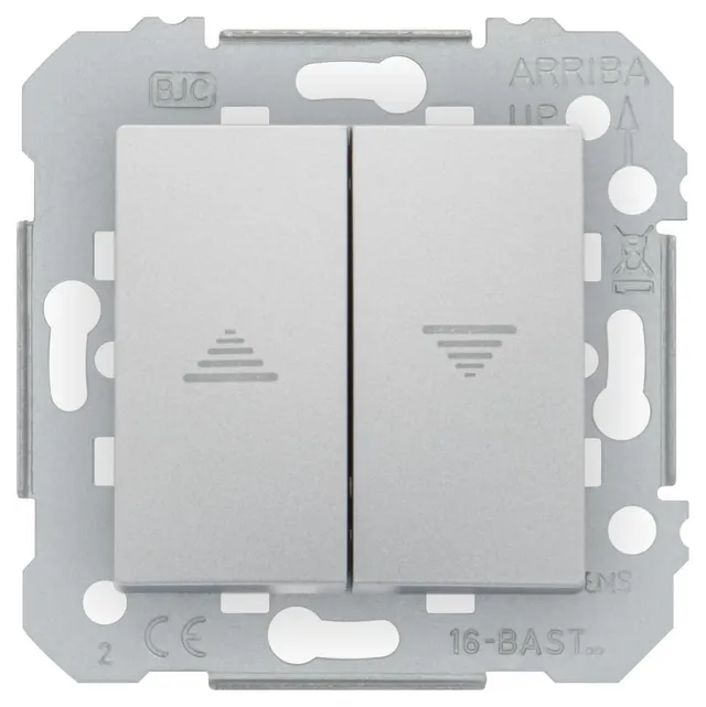 Siemens Delta Viva interrupteur volet roulant silver