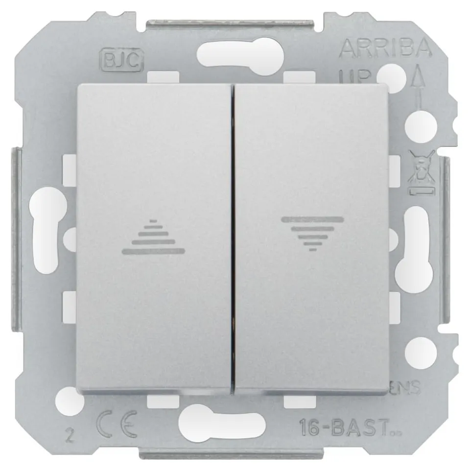 Siemens Delta Viva interrupteur volet roulant silver