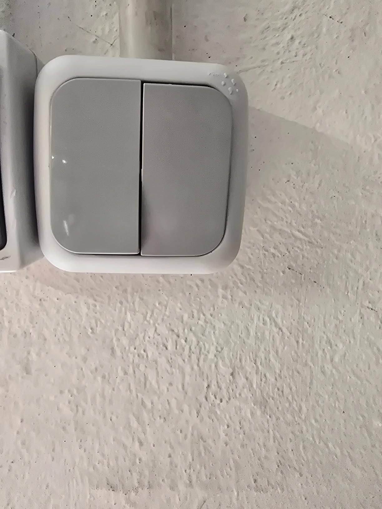 Siemens Étanche Interrupteur Double Va-et-Vient Gris IP54