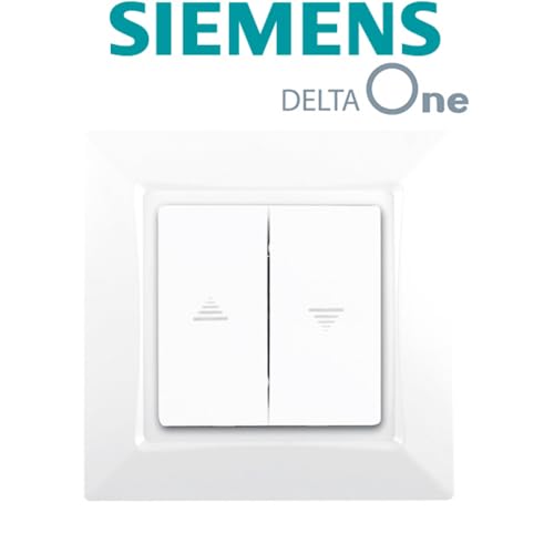 Siemens Delta One interrupteur volet roulant blanc