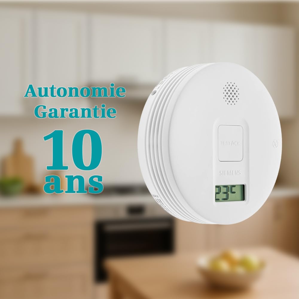 Siemens Delta One 5TC1260-3 détecteur CO NF 10 ans
