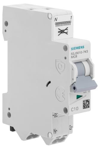 Siemens Sentron disjoncteur P+N 10A auto courbe C