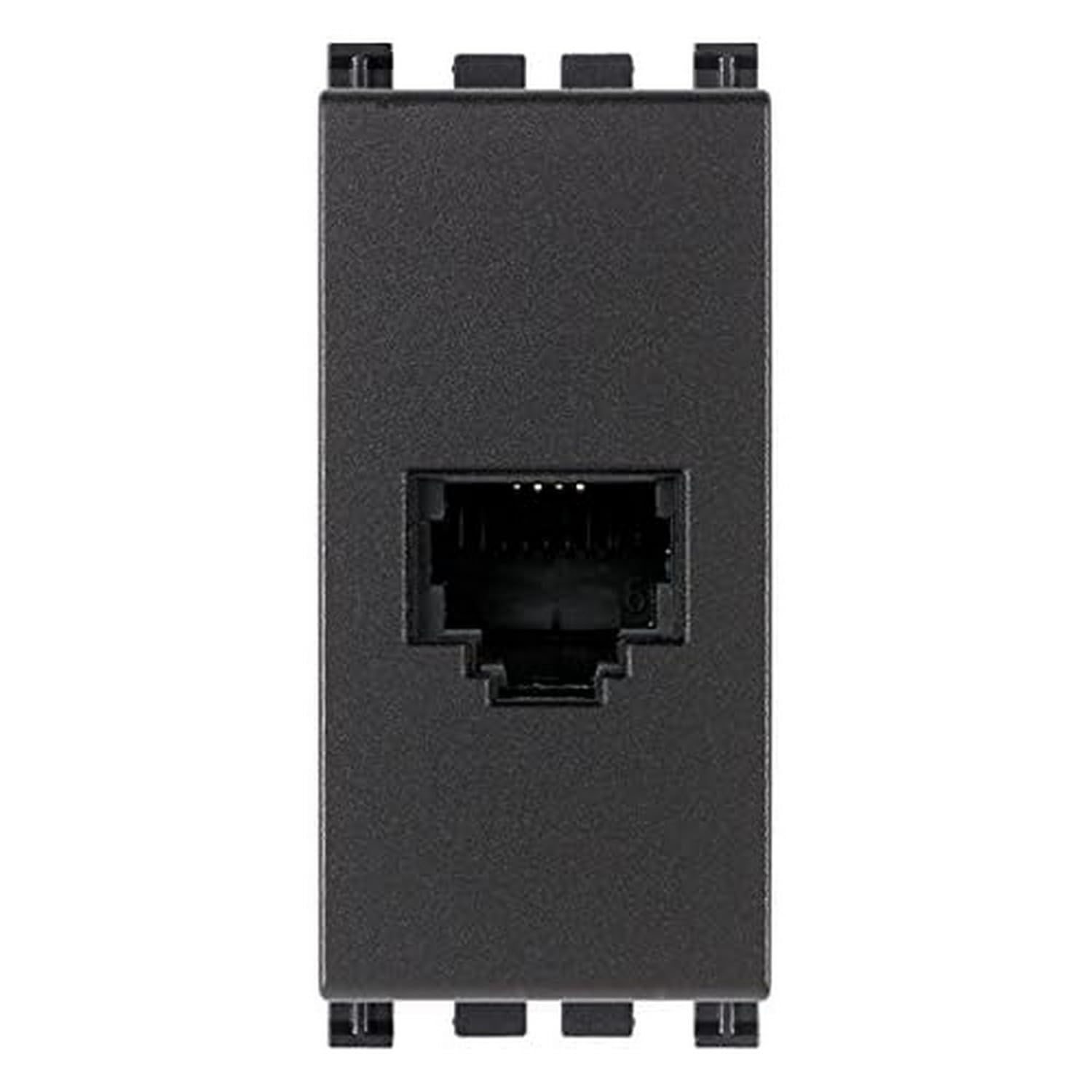 Vimar Arké 19320 prise téléphonique RJ11 gris 1 module