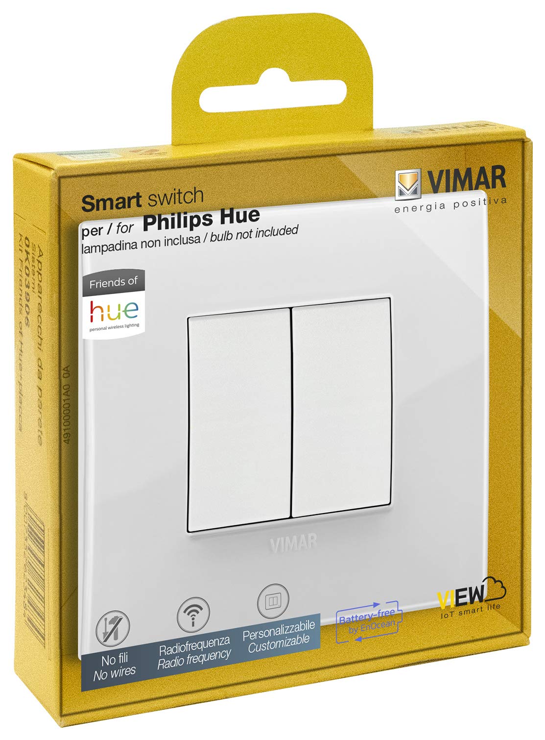 Vimar Arké 0K03906.05 interrupteur Hue blanc
