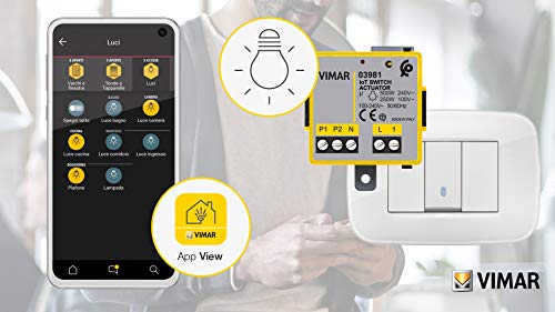 Vimar 03981 actionneur connecté Wi-Fi relais Zigbee encastré